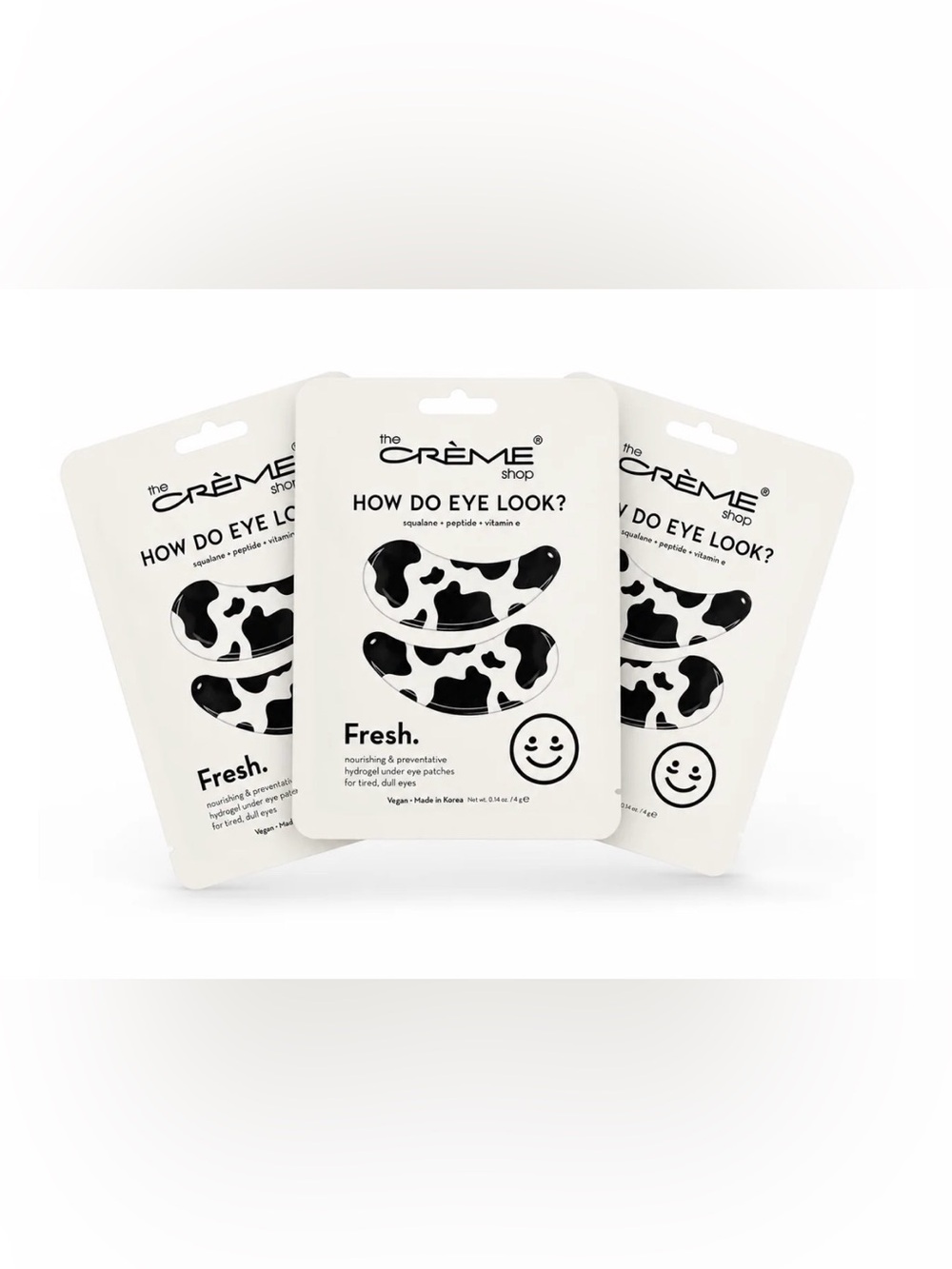 The Crème Shop Fresh Hydrogel Under Eye Patches Set of 3
